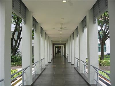 Central Corridor of the Hospital - Singapore General Hospital