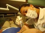 Dr. Pia Barrera with a Patient - Cancun Cosmetic Dentistry