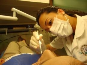 Dr. Pia Barrera with a Patient - Cancun Cosmetic Dentistry