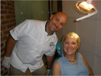 Dr. German Arzate with a Patient - Cancun Cosmetic Dentistry