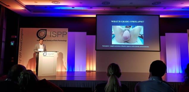 Presentation by Dr. Alpaslan Caliskan at the 12th International Society of Pelvi-Perineology Congres - Dr. Alpaslan Caliskan Clinic