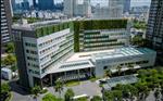 Exterior – Elevated Hospital Complex - Vinmec Central Park International Hospital