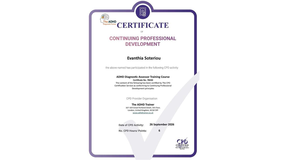 ADHD Diagnostic Assessor Training Course - NeuroTest24