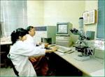 Flowcytometry in progress in the Biotechnology Laboratory - All India Institute of Medical Science (AIIMS)