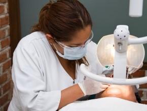 Dr. Gabriela Rodriguez with a Patient - Cancun Cosmetic Dentistry