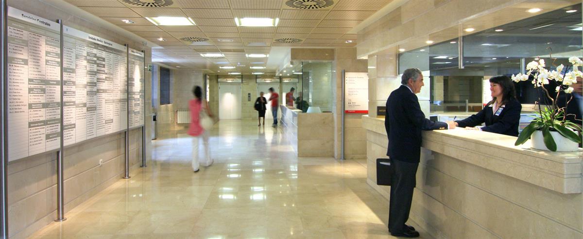 Reception Area - Hospital Ruber Internacional