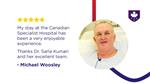 Patient Story | Mr. Michael Woosley from U.S.A.